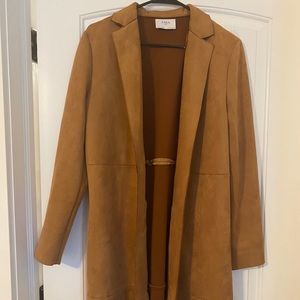 ZARA Faux Suede Coat